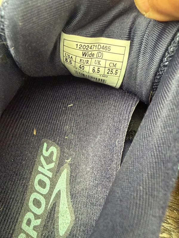 Brooks Navy, Teal & Purple Women's Running Shoes - Image 6