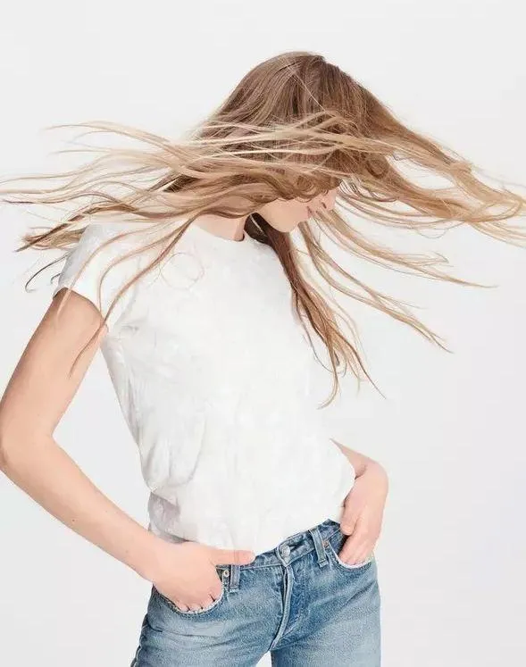 Rag and Bone "Lucie" White Floral Jacquard Top - Image 2