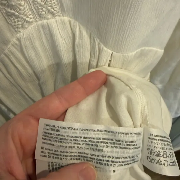 Abercrombie & Fitch Ivory Lace Babydoll Dress - Image 15
