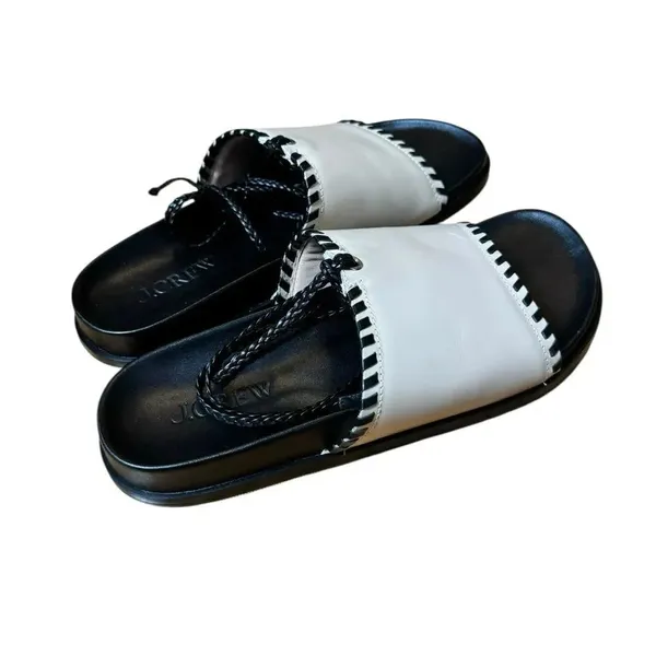 J.Crew Colbie braided lace-up sandals in leather 9 NWT - Image 4