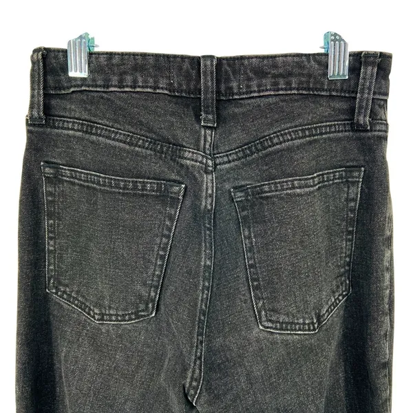 Abercrombie & Fitch The Skinny High Rise‎ Black Jeans Womens 24 Raw Hem EUC - Image 9