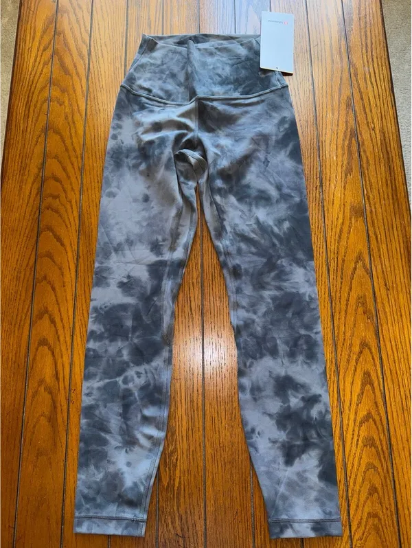 Lululemon Align High Rise 25” Diamond Dye Graphite Grey Size 4 NWT - Image 3