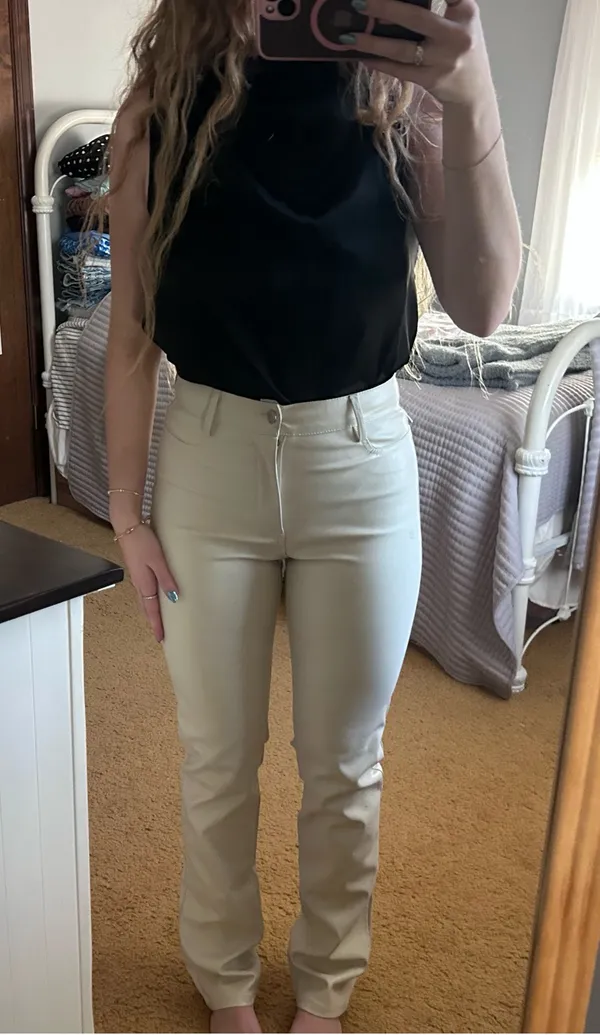 These Three Boutique Leather Pants - Image 3
