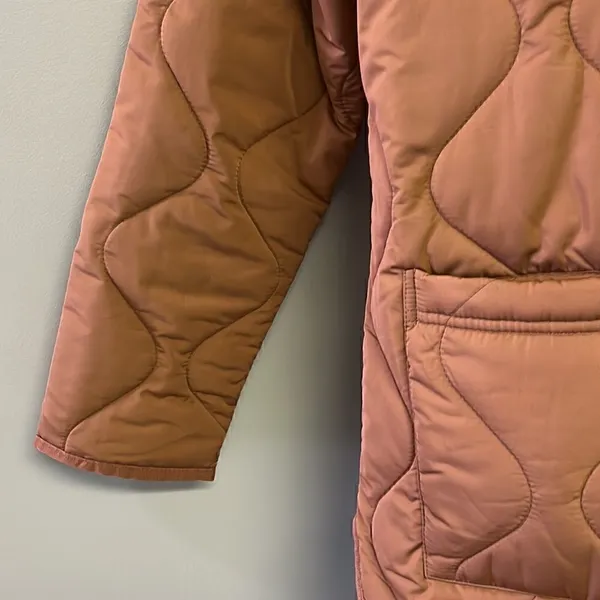 Isaac Mizrahi Quilted Barn Cognac Jacket- Small - Image 6