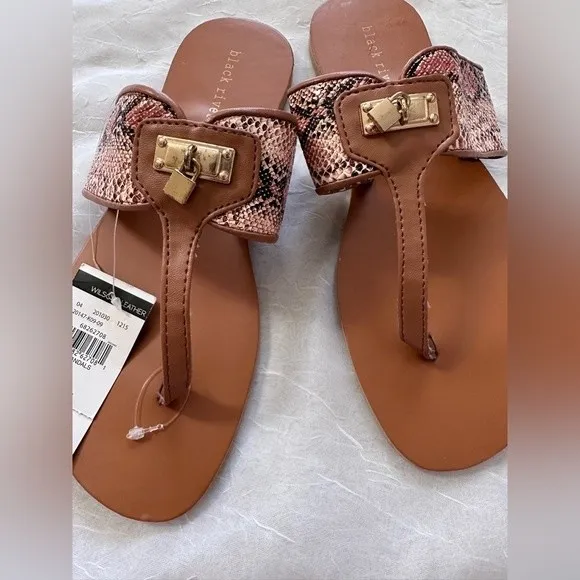 Black Rivet sandals - Image 2