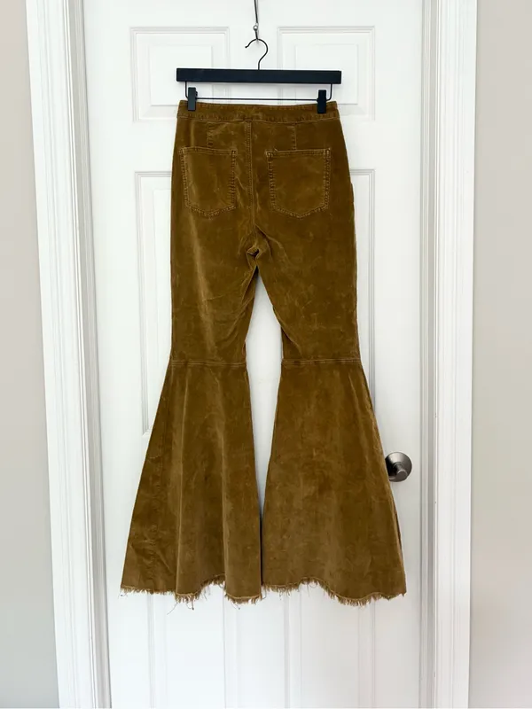 Free People We The Free Just Float On Cord Flare Pants, Velvet Corduroy - Image 6
