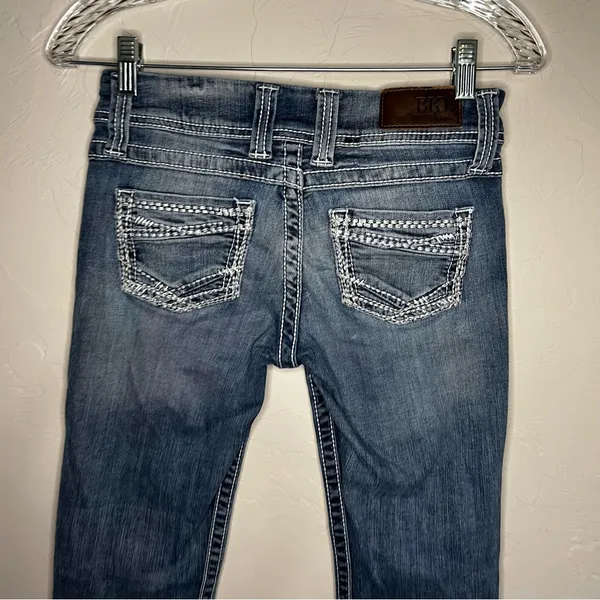 BKE Sabrina Low Rise Boot Cut Thick Stitch‎ Denim Jeans - Image 8