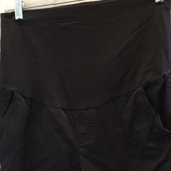 FINAL MARKDOWN Oh mamma maternity slacks medium Black Size undefined - Image 3