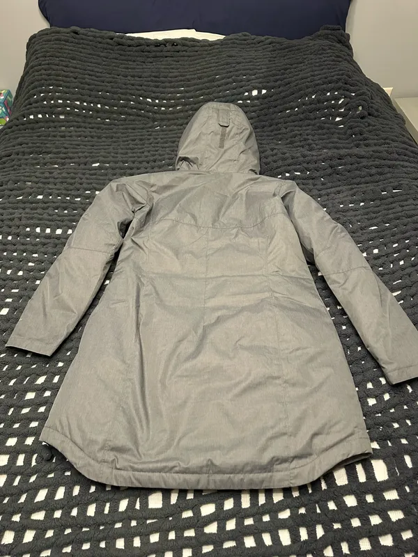 Columbia Jacket Women’s Full-Zip Grey Fleece Large - Image 3