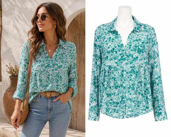 827 Maeve Anthropologie Floral Blouse Women X-Small Coastal Boho - Image 11