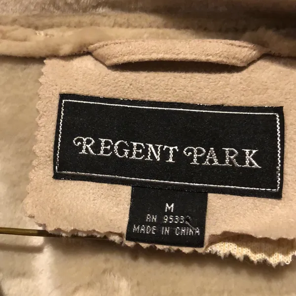 Vintage Regent Park 90s Faux Suede Jacket - Image 2