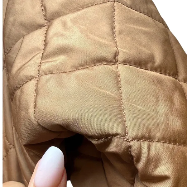 Cutter & Buck Womens‎ Brown Quilted Full Zip Mock Neck Jacket Small Lightweight - Image 9