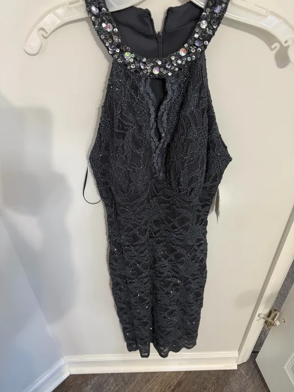 * Elegant Black Lace Dress - Image 6