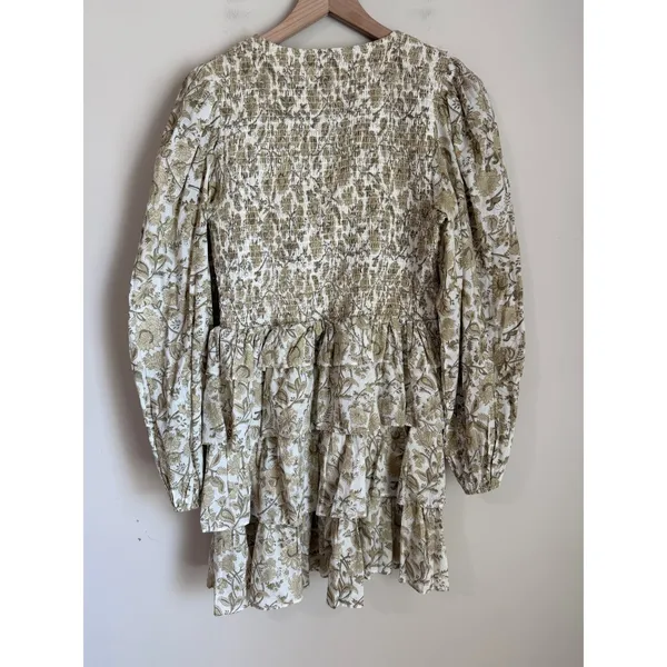 Tuckernuck Anna Cate Mini Dress‎ Smocking Ruffle Tiered Small - Image 6