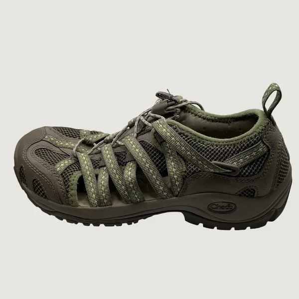 Chaco Fern Women 7 Green Brown Vibram Hiking Hybrid Water Shoes J104356 - Image 3