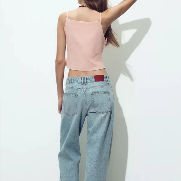 ZARA Elegant Pink Button-Up Women's Top - Image 5