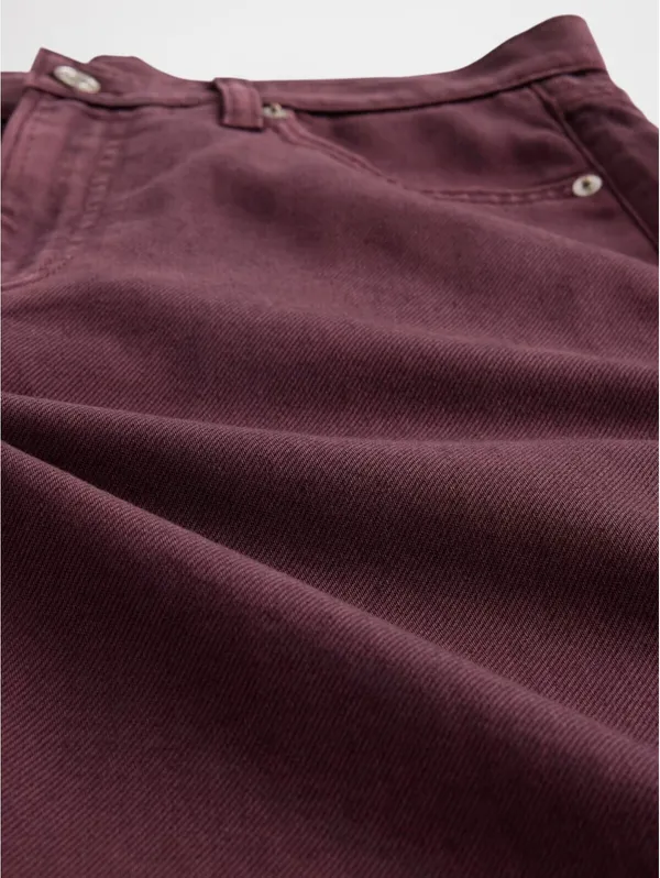 Gap Mid Rise UltraSoft Baggy Jeans NWT Bordeaux Purple 25R - Image 6
