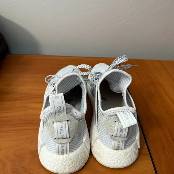 adidas Women's NMD‎ XR1 'Triple White' Sneaker BB3684 W7.5 - Image 4
