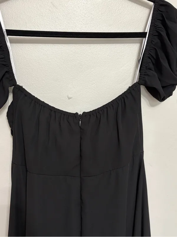 NEW Lulus Dramatic Inspiration Black Off-the-Shoulder Bustier Maxi Dress -Size S - Image 10