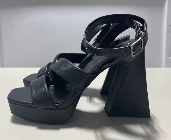 Abound Tracy Black Platform Heels Size 10 - Image 7