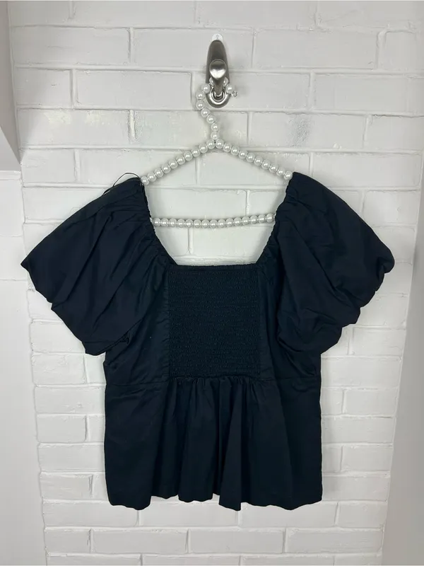 Old Navy Black Cotton Top Size XL - Image 6