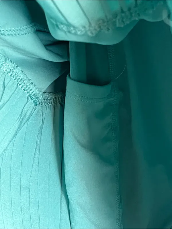 Joy Lab Sz XS Teal Sleeveless Pleated Tennis Dress Skort - Image 4