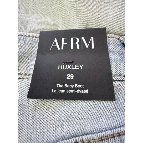 AFRM Huxley The Baby‎ Boot Jeans Croston Wash Sz.29 NWT - Image 6