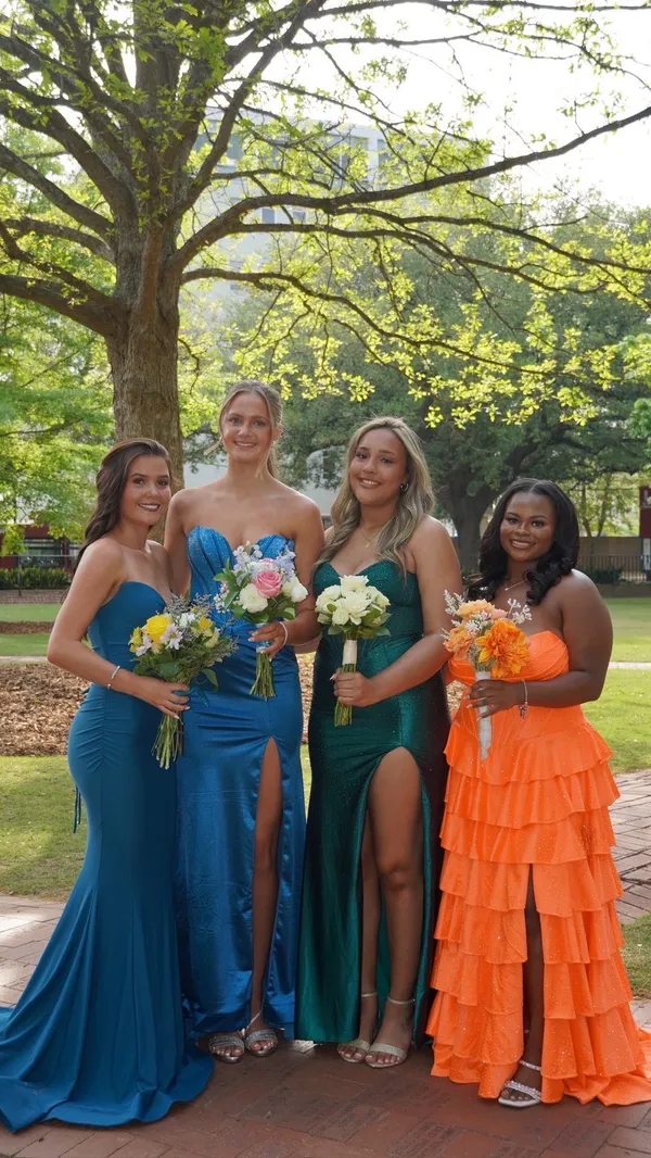 Alexandra’s Boutique / La Femme Prom Dress Teal Size 2 - Image 6