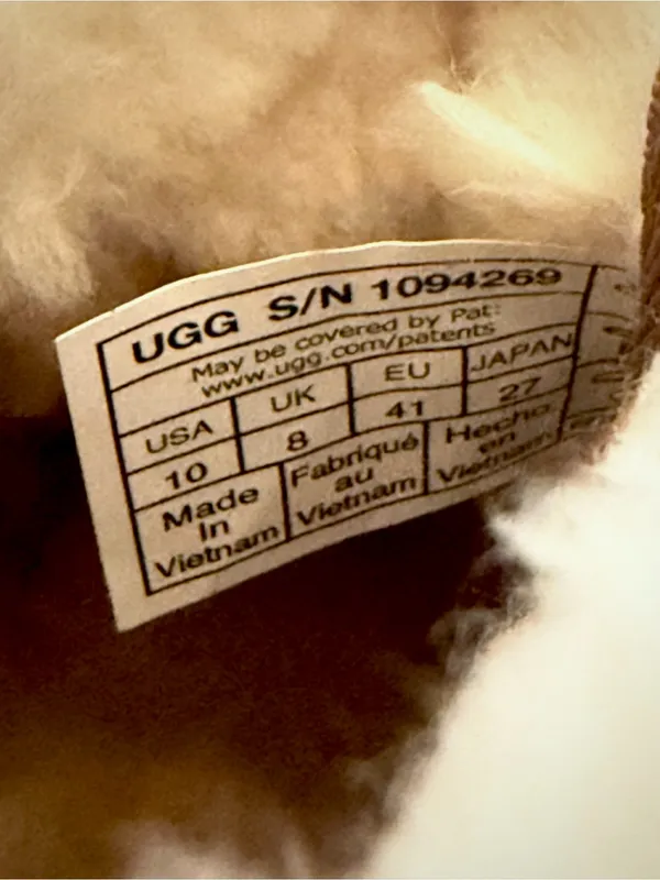 NEW UGG Women’s Neumel Suede Wool Lace-Up Chestnut Ankle Chukka Boots, Size 10 - Image 10