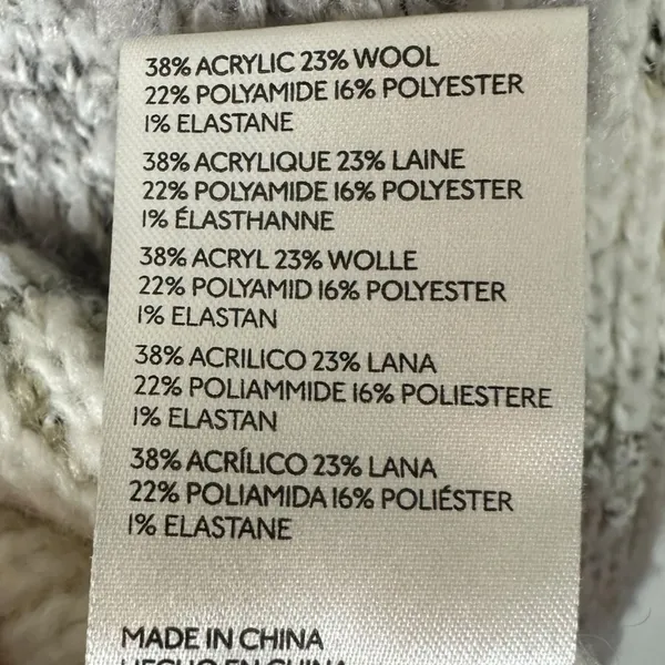 Free People Wool Fair Isle Puff Sleeve Sweater Home For the Holidays Small - Image 12