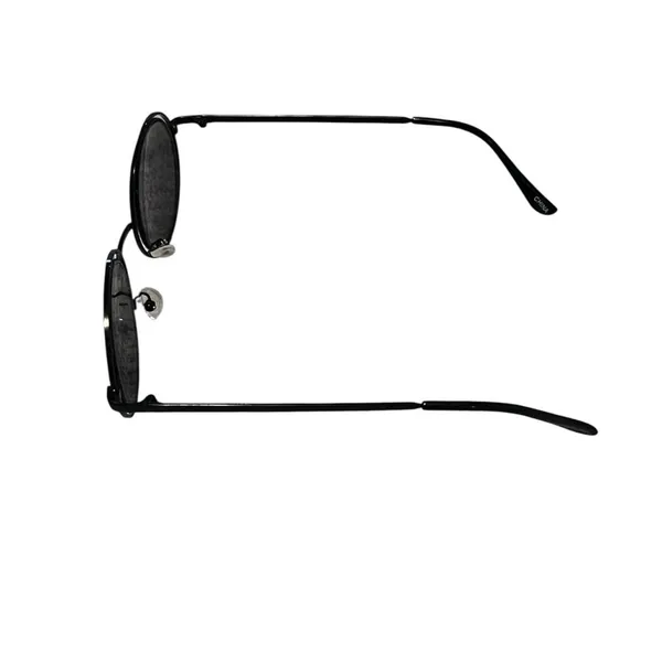 Round Black Sunglasses - Image 2