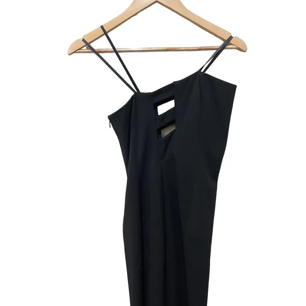 Aqua Cut-Out Strapless‎ Evening Dress Size 6 - Image 6