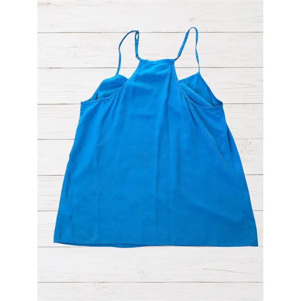 Lilly Pulitzer Dusk‎ Tank Blue 100% Silk Racerback Cami Top Size Small - Image 3