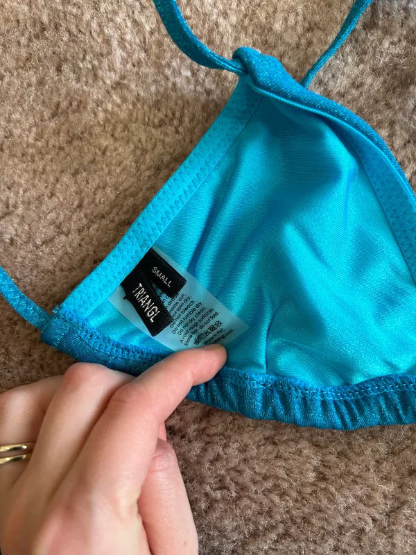 Triangl Vinca marina Blue Sparkle Bikini - Image 3