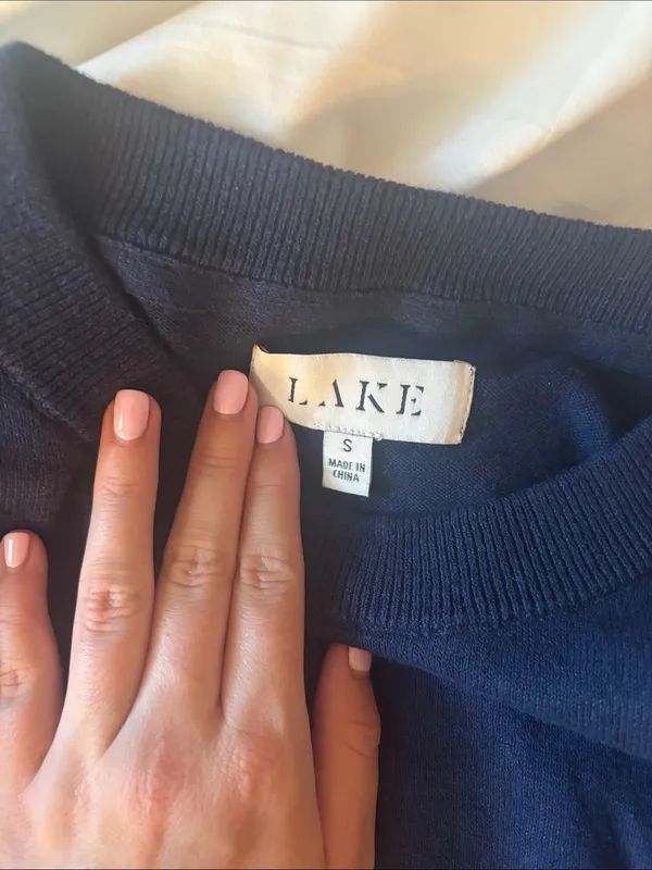 LAKE Crewneck Sweater Blue - Image 2