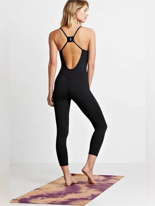 FP Movement Ashford Side-to-Side Performance Jumpsuit Black XS — Excellent! - Image 2