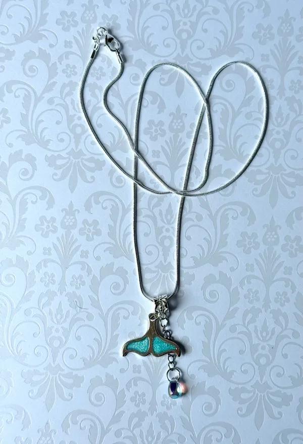 Mermaid Necklace (740) 🧜‍♀️ Silver - Image 2