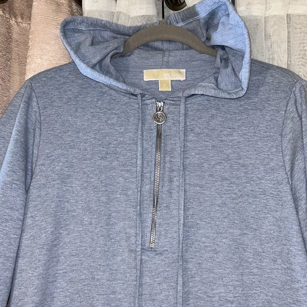 Michael Kors Size M 1/4 Zipup Hoodie - Image 3