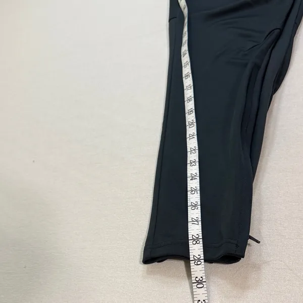 Adidas Black Joggers with White Stripes - Image 5