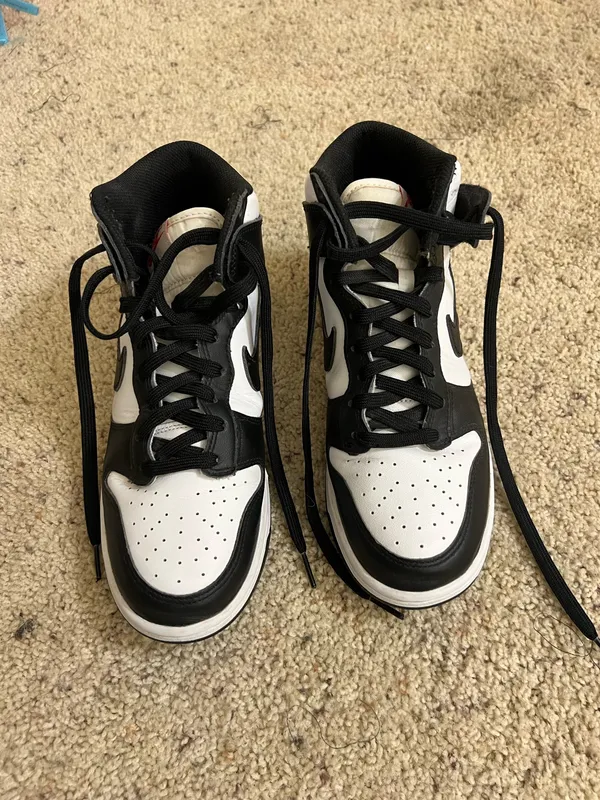 Nike Jordan panda high top size 8 women’s  - Image 6