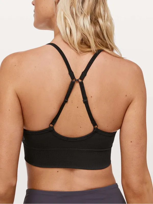 Lululemon Ebb to street sport bra black yoga activewear Pilates gym training 4 - Image 2