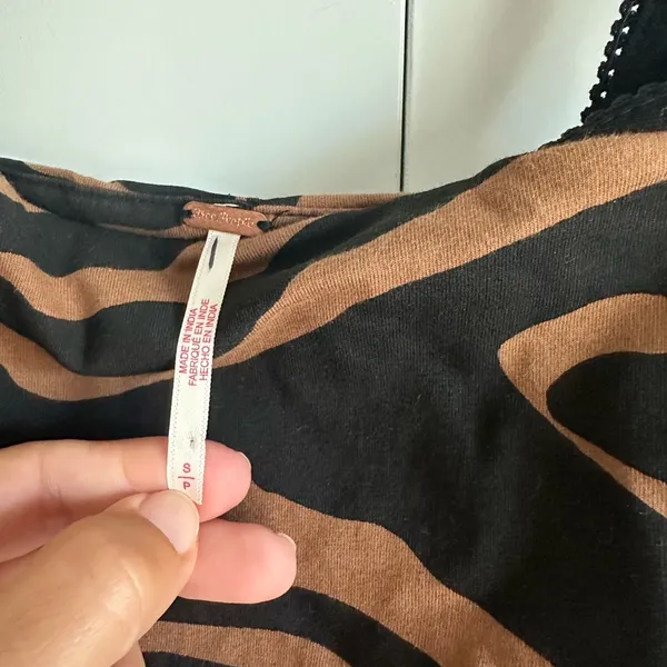 Free‎ People 2 Tone Tank Zebra - Size Small- New - Image 4