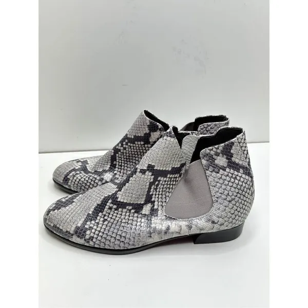 Munro Boots Cate Chelsea Women’s Size‎ 8.5 Snake Print Side Zip Water Resistant - Image 7
