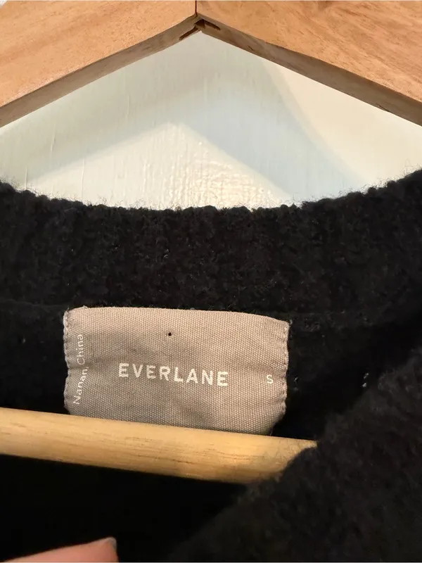 EVERLANE The Teddy Crew Neck  wool Sweater - Image 4