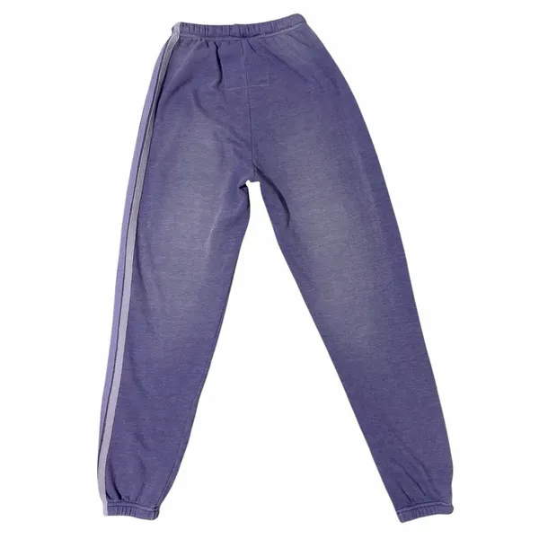 Aviator‎ Nation 5 Stripe Sweatpants Faded Grape Size XS - Image 3