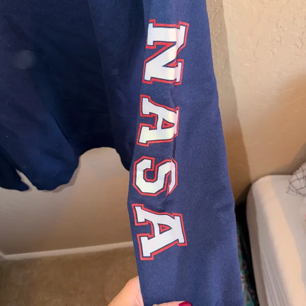NASA crew neck sweatshirt Blue Size XL - Image 4