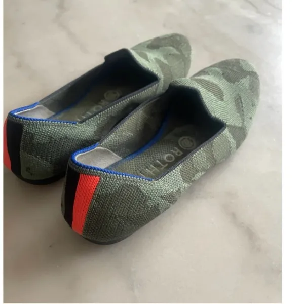 Rothy's The Loafers Olive Green Flats - Image 4