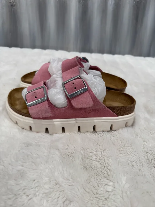 Papillilo by Birkenstock Arizona Chunky Suede Sandal - Image 7