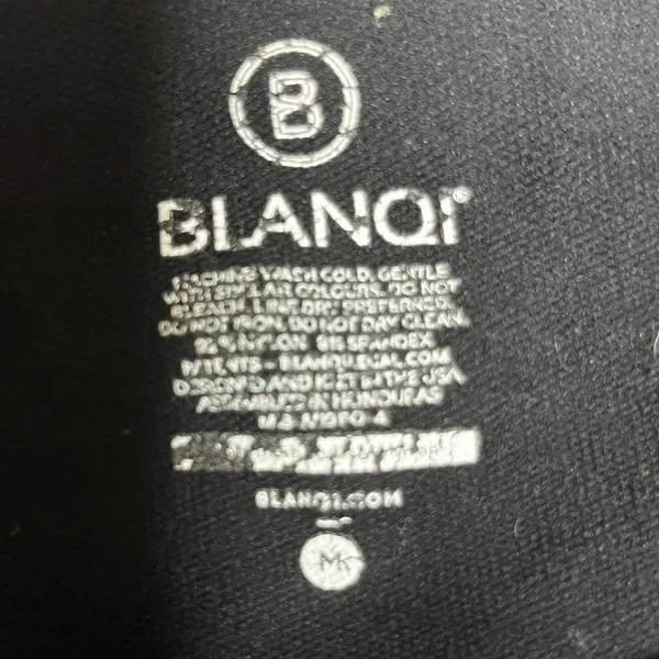 Blanqi Women's Black Maternity Leggings Medium - Image 5