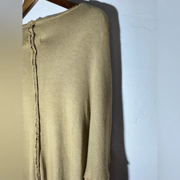 We The Free Oversized Tan/Khaki Tunic Textured Sweater Size Large‎ - Image 8
